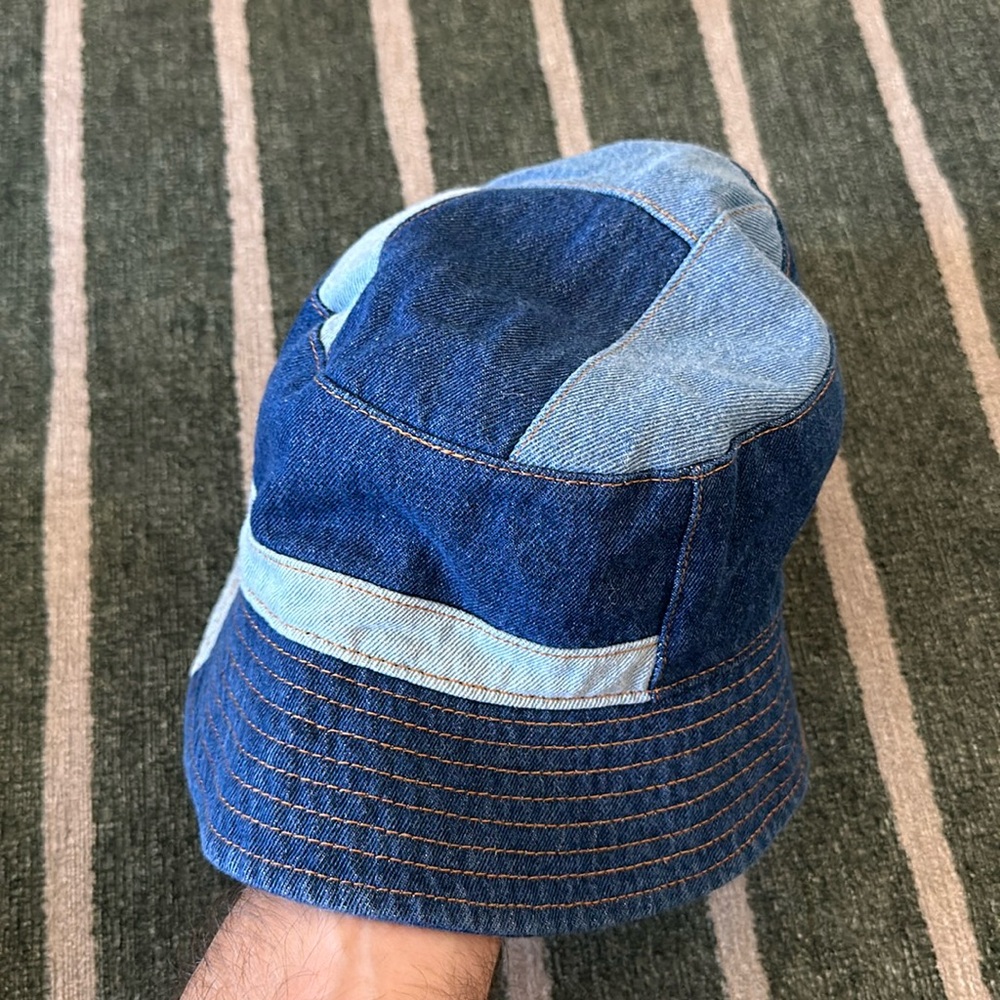 Denim bucket hat